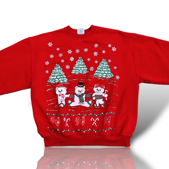 Polar bear Christmas sweater - Picture 3 of 7